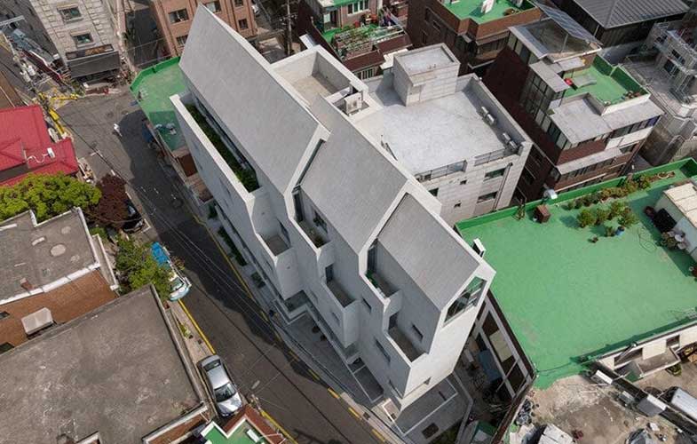 کره جنوبی: راهکاری زیبا برای ساخت و ساز در فضای محدود! (+عکس)