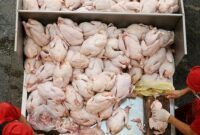 تلاش مسئولان برای کنترل قیمت مرغ در بازار