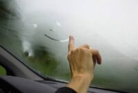 روش ساده برای رفع بخار گرفتگی شیشه اتومبیل