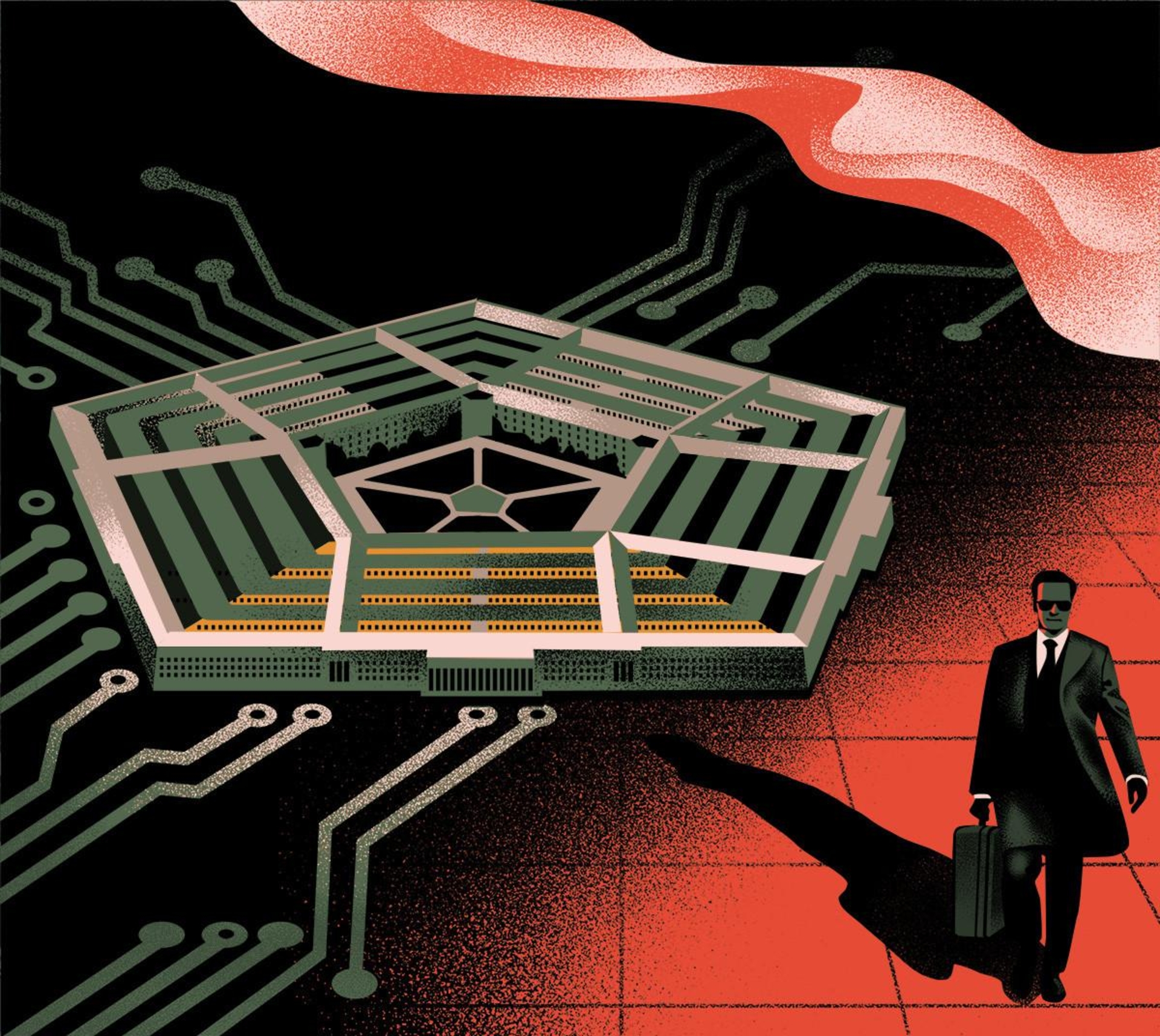 نگاره نگرانی پنتاگون از جاسوس دوجانبه شوروی