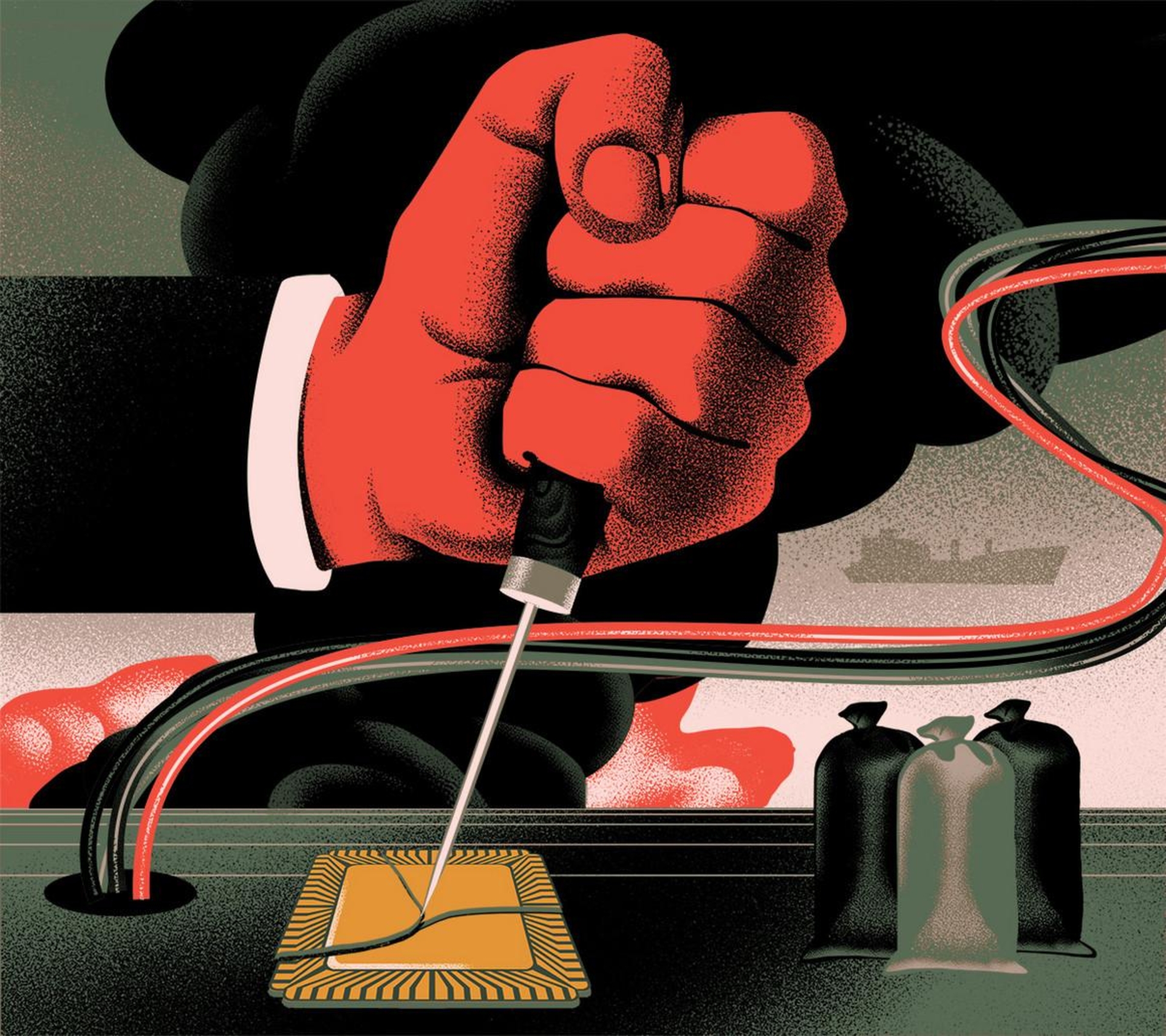 نگاره خرابکاری جاسوس دوجانبه شوروی در پردازنده ها