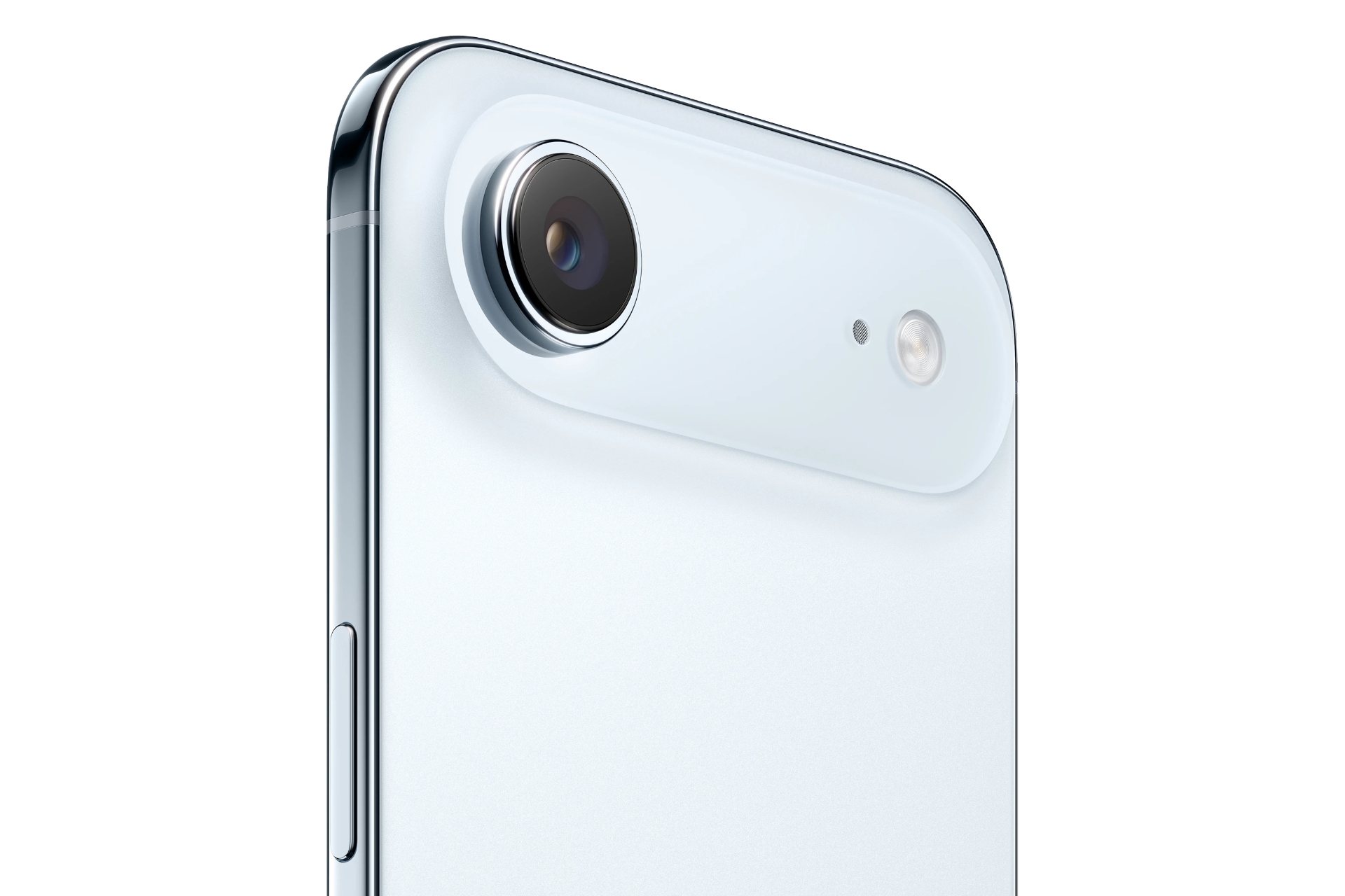 گوشی موبایل اپل آیفون ایر رنگ آبی نمای پشت و چینش دوربین ها Apple iPhone Air