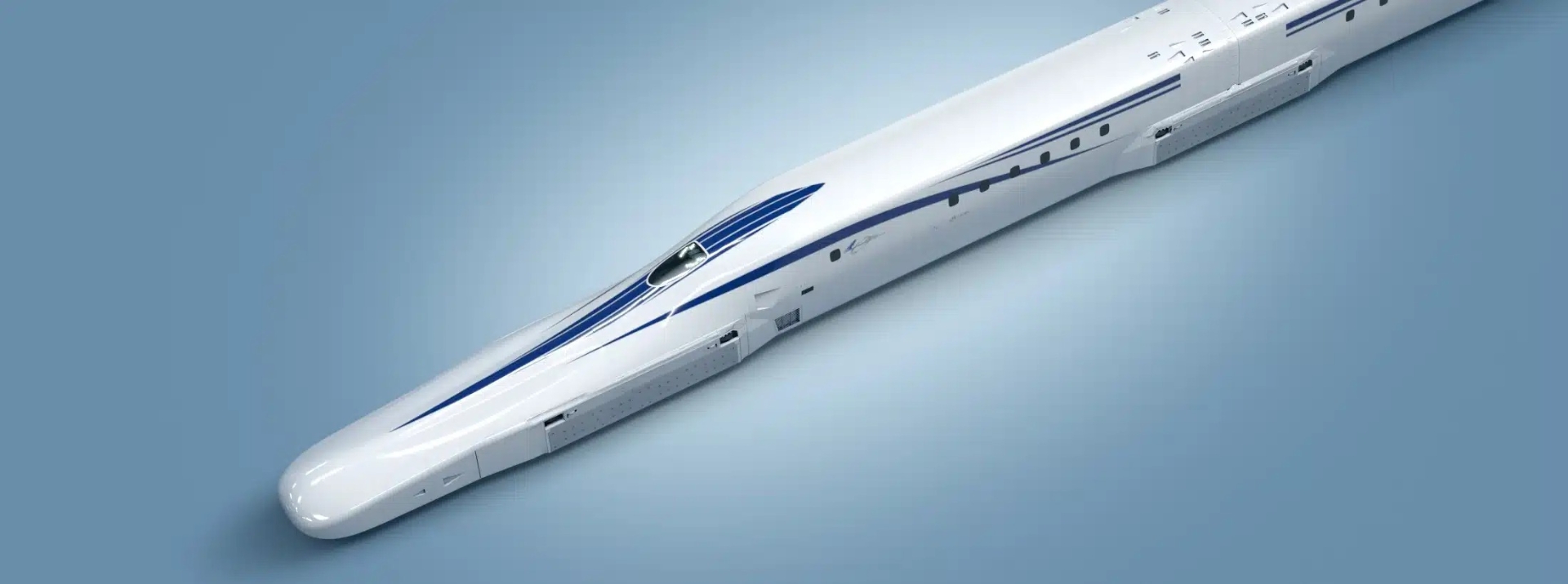 قطار برقی مگلو ژاپن از نمای بالا