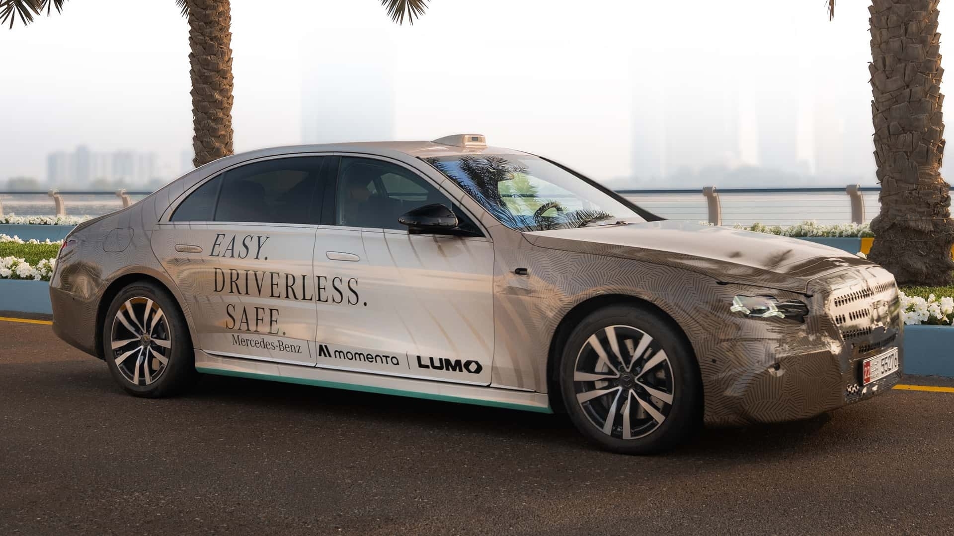 نمای جانبی مرسدس بنز اس کلاس ۲۰۲۶ استتارشده