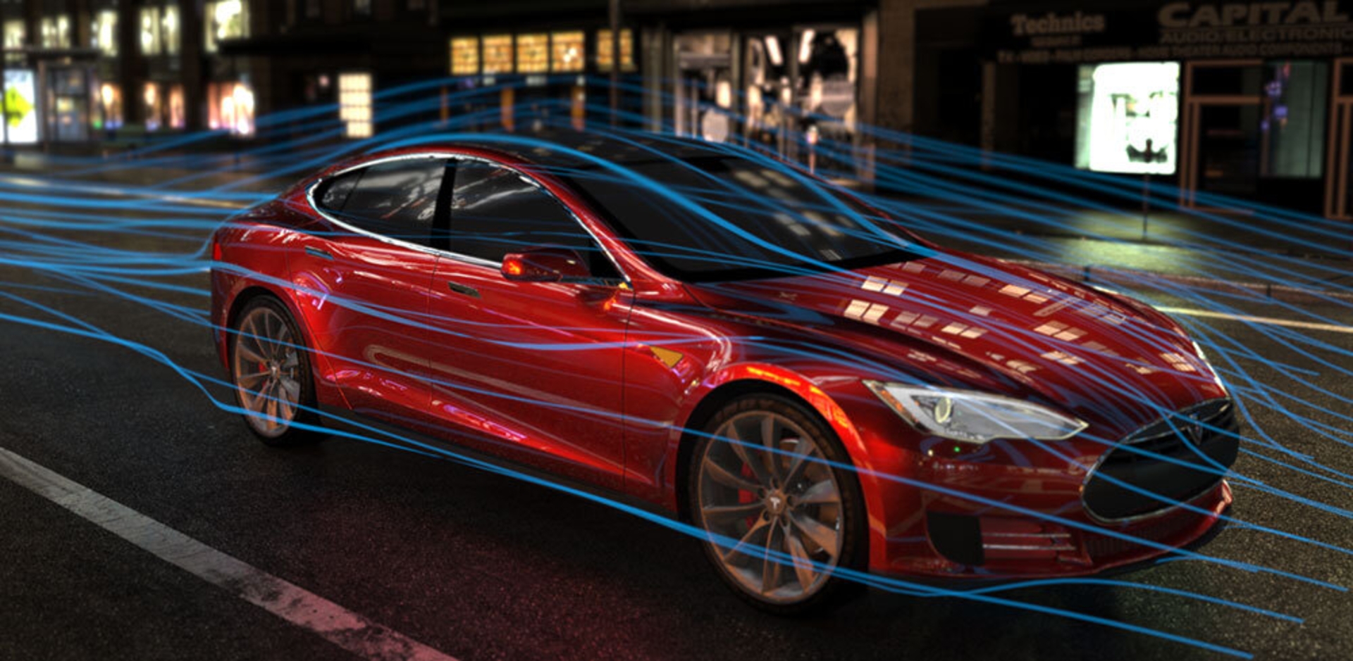 تسلا آیرودینامیک